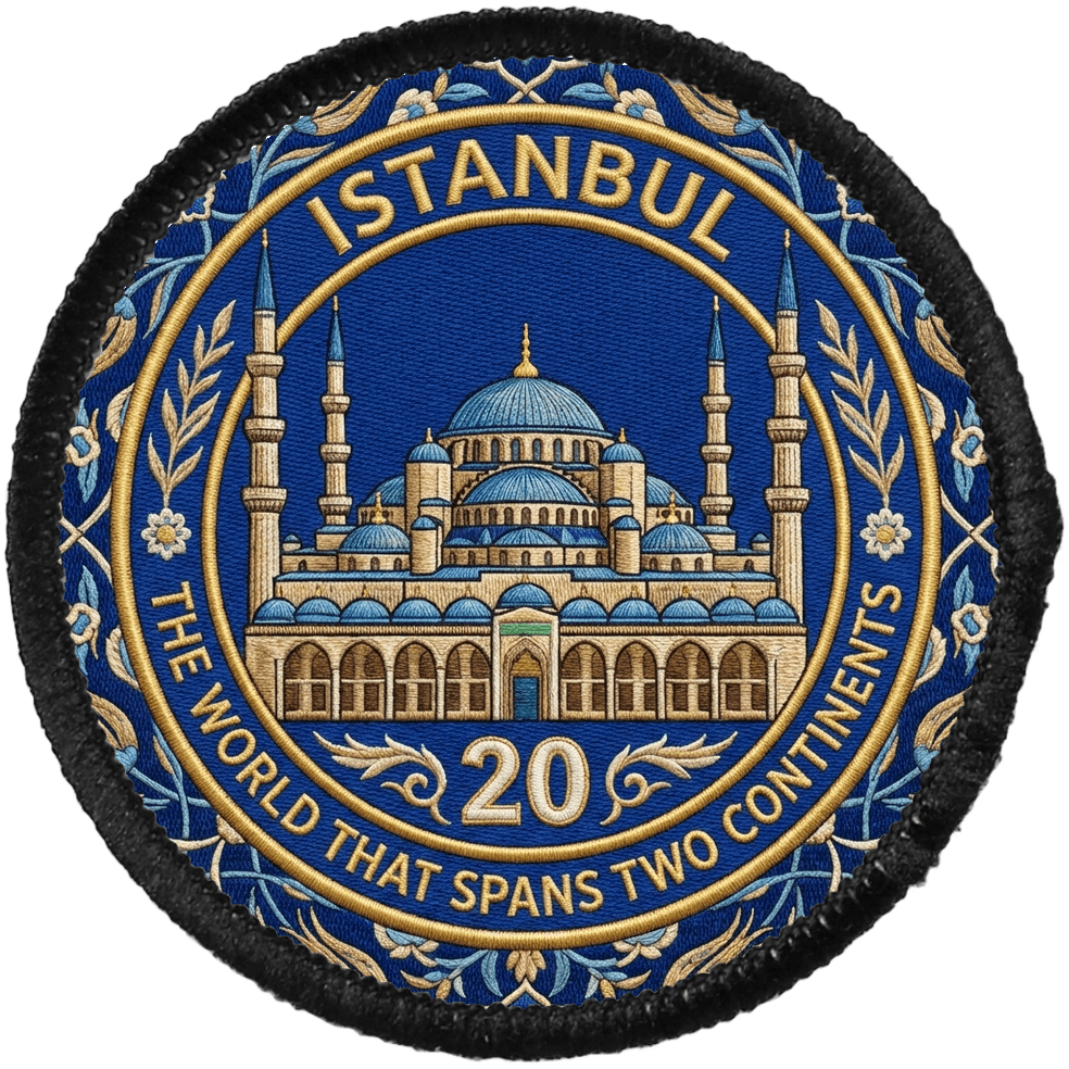 Istanbul — printed travel patch