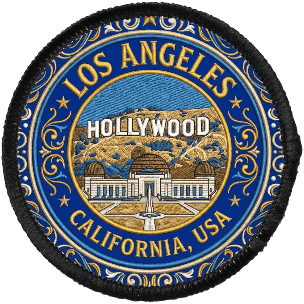 Los Angeles — printed travel patch