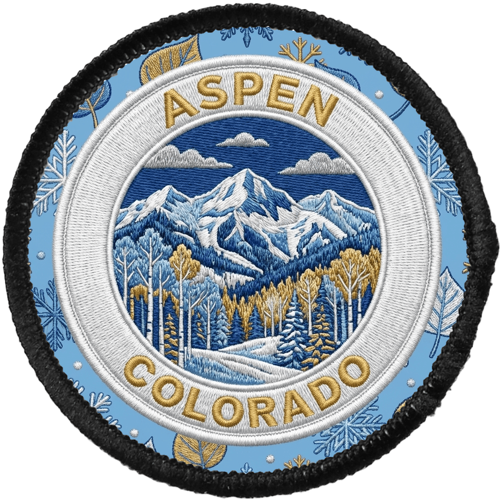 Aspen — printed travel patch