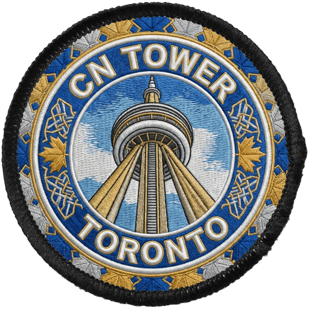 CN Tower — printed travel patch