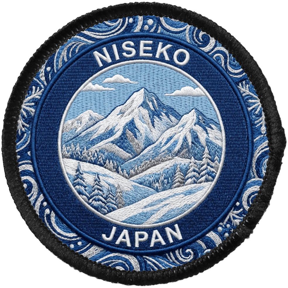 Niseko — printed travel patch