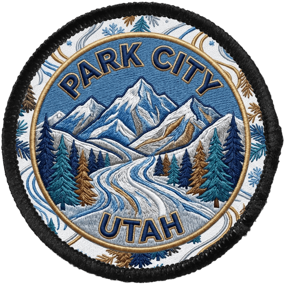 Park City — printed travel patch
