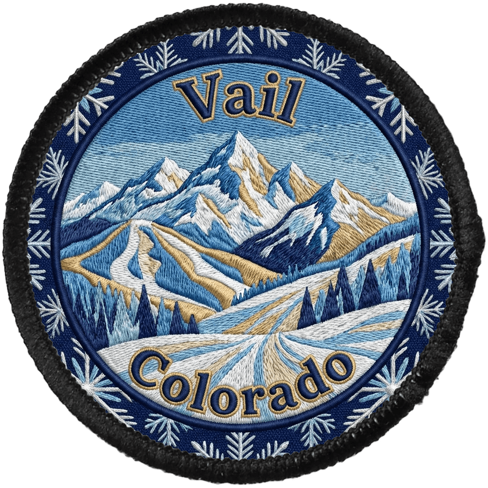 Vail — printed travel patch