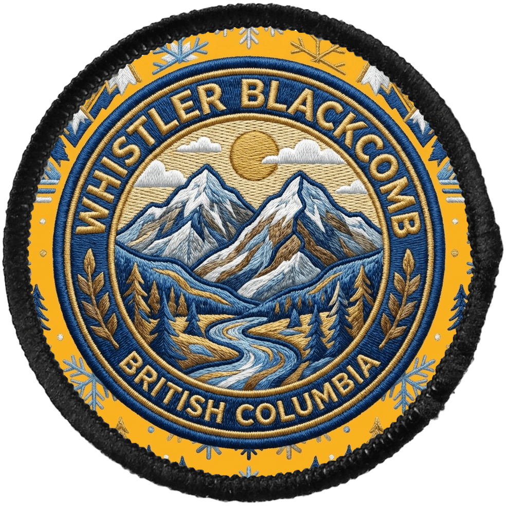 Whistler Blackcomb — printed travel patch